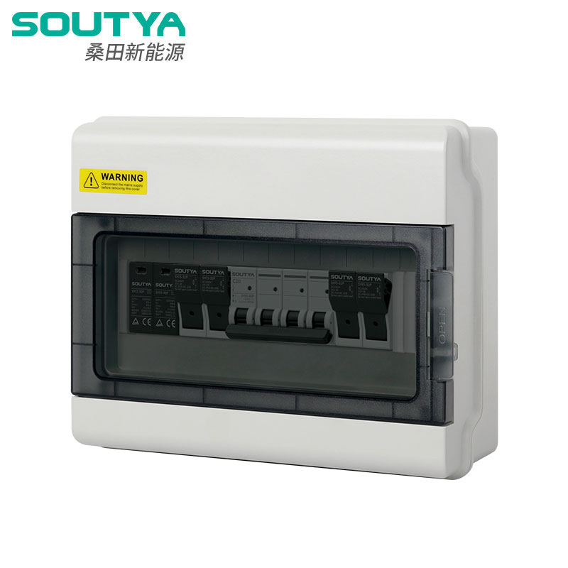 1000 V DC Combiner Box 2 In 1 Out MCB-Typ