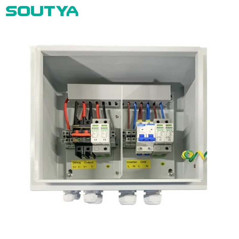 DC+AC Combiner Box 600V 1000V 1 In 1 Out Home Box